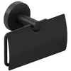 Image de Toilet Roll Holder Durable Steel made w- Matt BlackFinish