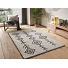 Image de Tapis ATTICGO shaggy ethnique 80 x 150 cm ATLAS blanc