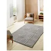 Image de Tapis ATTICGO géométrique avec relief 64 x 120 cm JUNO 54406 gris