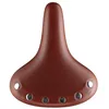 Image de Selle de vélo cruiser en cuir marron avec rivets vintage - VELO VL8114
