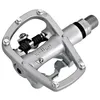 Image de Pédales VTT - WELLGO - R120B - Argent - 85 x 84 mm - Système Clip-In et Plateforme