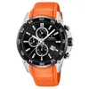 Image de Montre - FESTINA - Résine Orange - Quartz - Analogique - Etanche 10 ATM
