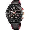 Image de Montre homme - FESTINA - Festina chrono cuir noir et rouge - Quartz - Analogique - Sport
