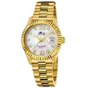 Image de Montre - LOTUS - Freedom - Acier Doré - Cadran Blanc Nacré - Étanchéité 10 Atm