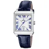 Image de Festina Montre Femme F20682/2 On the Square - Acier cadran argent bracelet cuir bleu 29 mm 5 ATM
