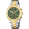 Image de Festina Boyfriend F20604/2   Montre femme quartz acier 39 mm cadran vert bracelet bicolore