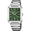 Image de Montre homme - Festina - On the Square - Cadran rectangulaire - Acier inoxydable - Vert