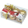 Image de Boules de sapin de Noël - DISNEY - Mickey - Lot de 6 - Diamètre 8cm - Plastique décoré à la main