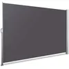 Image de VOUNOT® Paravent extérieur rétractable 180x300cm avec housse de protection - Noir anthracite - Store latéral vertical brise-vue