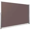 Image de VOUNOT® Paravent extérieur rétractable 140x300cm avec housse de protection - Marron - Store latéral vertical brise-vue