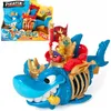 Image de Figurine Roi Requin - MAGICBOX - Piratix - Capitaine Hermitt Inclus - Trésor dOr - Multicolore