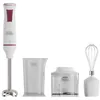 Image de Mixeur plongeant - Black Decker - 600W - 20 vitesses - Turbo - Lames inox - Anti-éclaboussures - Sans BPA - Rouge Blanc