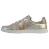 Image de Baskets - VICTORIA - Tenis Metal Snake - Couleur Bronze - Talon Plat - Confort Exceptionnel