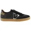 Image de Baskets à paillettes et imprimé animal femme Victoria Berlín Ciclista - negro
