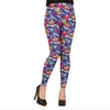 Image de LEGGINS À MOTIFS VINTAGE ANNÉES 90 BLEU FEMME