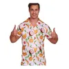 Image de Chemise hawaïenne - Multicolore - Homme - Manches courtes - Imprimé fruits - Coupe loose