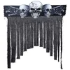 Image de Rideau de porte tête de mort 90 x 30 cm