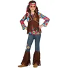 Image de Déguisement - Hippie Marguerites - Fille - 10 ans - Noir - Polyester