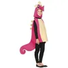 Image de Déguisement - Hippocampe rose - Fille 3-4 ans - Comprend capuche - Polyester