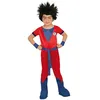 Image de Déguisement Manga Ninja Rouge Garçon 10/12 ans - Dragon Ball - Asie - Polyester - Répond aux normes UE