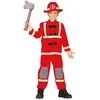 Image de Déguisement de pompier enfant - FIESTAS GUIRCA - Métier - Polyester - Rouge