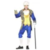 Image de Déguisement Marquis - FIESTAS GUIRCA - Médiéval - Veste Bleue - Jabot Blanc - Pantalon Bleu