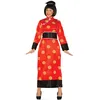 Image de DÉGUISEMENT CHINOISE FEMME L Rouge Bordeaux
