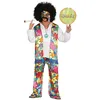Image de Déguisement Hippie Rainbow Adulte - Hippie - Jaune - Polyester