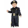 Image de Déguisement policier marine bébé - Marque - Modèle - Bébé - Mixte - Bleu - Or - Polyester - Intérieur
