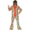 Image de Déguisement Hippie Homme - NO NAME - Style Année 70 - Marron - Polyester
