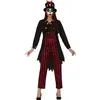 Image de Déguisement Sorcière Vaudou Femme - Préhistoire Vaudou - Rouge - Polyester - Adulte - NO NAME