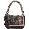 Image de Anekke Sac à épaule bandoulière brun foncé multicolore pour femme - Mademoiselle Crossbody Bag Multicolor 319491