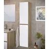 Image de Colonne de salle de bain NELI 2 portes 140x30x27 cm chêne et blanc T-BATH