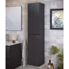Image de Colonne de salle de bain NELI 2 portes 140x30x27 cm gris foncé T-BATH