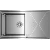 Image de Évier - TEKA - Brooklyn 50 M-XP - Inox poli 18/10 - 1 bac réversible - Installation sous plan