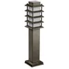 Image de Balise de jardin - SILJAN - 1 Ampoule - Marron - Acier inoxydable AISI202 - IP55