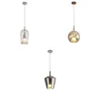 Image de Suspension Led verre et métal design scandinave Blanc Tulipe - Mantra - Elsa