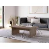 Image de Table basse LOANA - Chêne - Forme rectangulaire - 120 x 70 x 40 cm