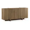 Image de Buffet VOLIA - Chêne Foncé   4 portes   180 x 40 x 79 cm