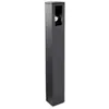 Image de Borne dextérieur - Leds-C4 - Way - Gris urbain - IP65 - 1 lumière - 100 cm