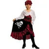 Image de Déguisement de Fille Pirate Jolly - Polyester - Noir et Multicolore - Pour Enfant à partir de 3 ans