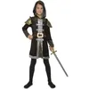 Image de Déguisement enfant - Chevalier médiéval - Capuche avec cape - Multicolore - À partir de 5 ans