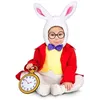 Image de Déguisement - Alice Lapin - 7 ans - Costume Carnaval - Avec Horloge