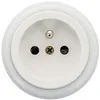 Image de GARBY - Prise avec terre Porcelaine Blanche 16A-250V Réf. 30208173