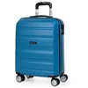 Image de Valise Cabine - ITACA - T71650 - Bleu - 40x55x20 cm - 8 Roulettes - Rigide