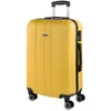 Image de Valise Moyenne - ITACA - 771160 - Jaune - 63 cm - Coque Rigide - 8 Roulettes 360°