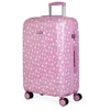 Image de Valise Enfant - ITACA - 702460 - Rose - Rigide - 4 Roues - 44x65x25 cm