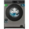 Image de Cecotec Lave-linge 8Kg Chargement Frontal Intégrable Bolero DressCode 850 Bi Inverter Steel A. Finition Acier Inox 1400 Tr/min