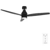 Image de Cecotec Ventilateur de plafond Energysilence Aero 5350 Black Design 30W Diamètre 52  3 Lames Moteur DC Lumière LED