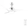 Image de Cecotec Ventilateur de Plafond avec Lumière EnergySilence Aero 560 IronWhite 60 W Diamètre 132 cm LED 18 W et Télécommande